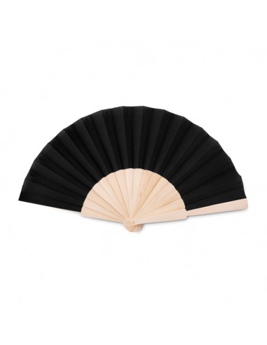 Abanicos de madera con tela