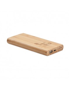 Power banks de bambú 6000 mAh