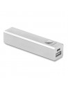 Power banks rectangulares de aluminio 2200 mAh