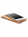 Power banks de bambú con cargador inalámbrico 6000 mAh