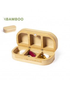 Pastilleros de bambú con 3...