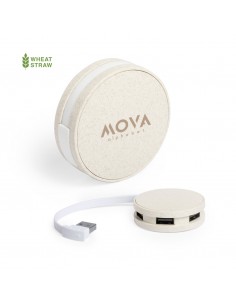 Hub USB circulares de caña...