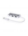 Hub USB transparentes con 3 puertos