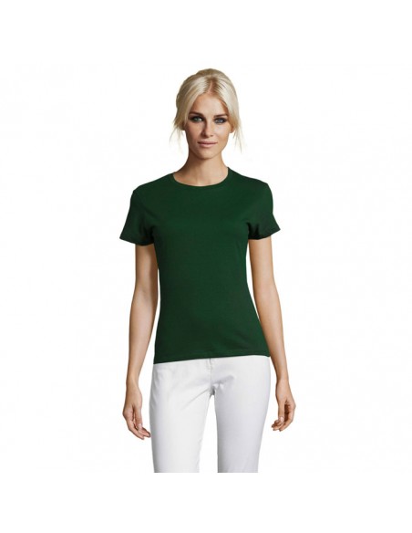 Camisetas para mujer de manga corta y algodón