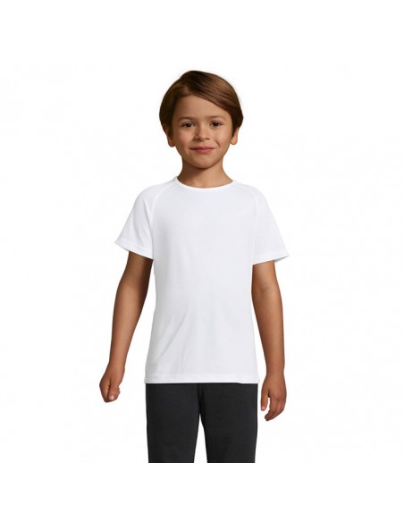 Camisetas para niños de manga corta transpirables
