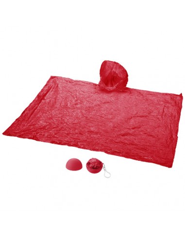 Ponchos plegables en bolsa con llavero