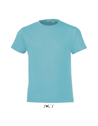 Camisetas para niños de algodón semi peinado