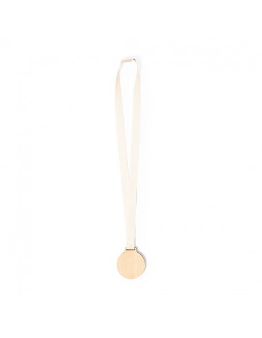 Medallas de madera natural