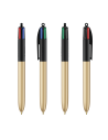 Bolígrafos Bic de 4 colores glacé