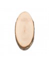 Tablas de cortar ovaladas de madera