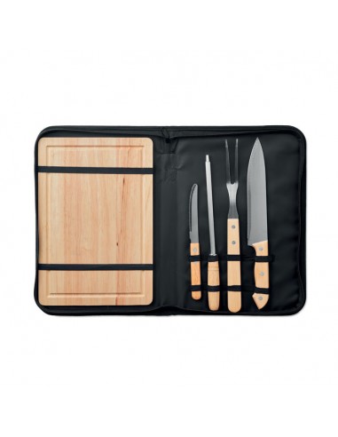 Tablas de cortar de madera con accesorios para...