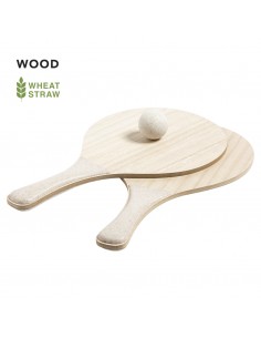 Palas de playa de madera