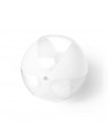 Pelotas hinchables en colores transparentes y blanco