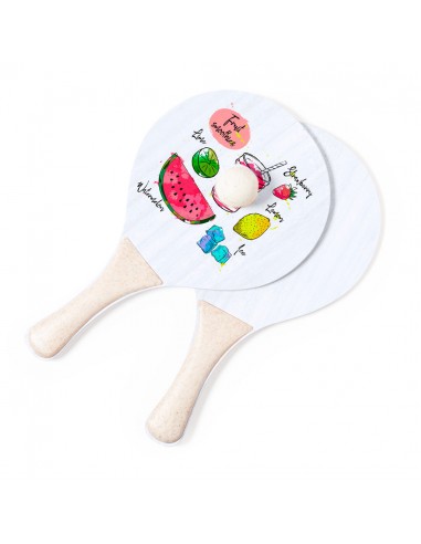 Palas de playa de madera con mango reforzado