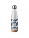 Botellas de acero inoxidable con base de corcho 500 ml