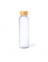 Botellas de cristal con tapón de bambú 500 ml