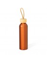 Botellas de aluminio reciclado y tapón de bambú 600 ml