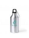 Botellas de aluminio reciclado con mosquetón 400 ml