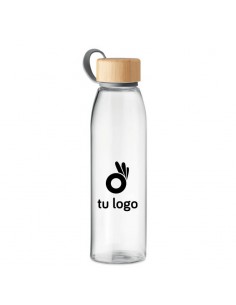 Botellas de cristal con...