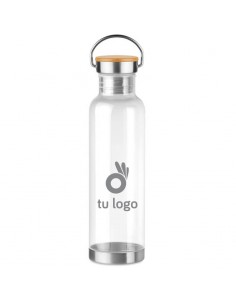 Botellas de agua con tapón...