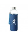 Botellas de vidrio funda efecto denim 500 ml