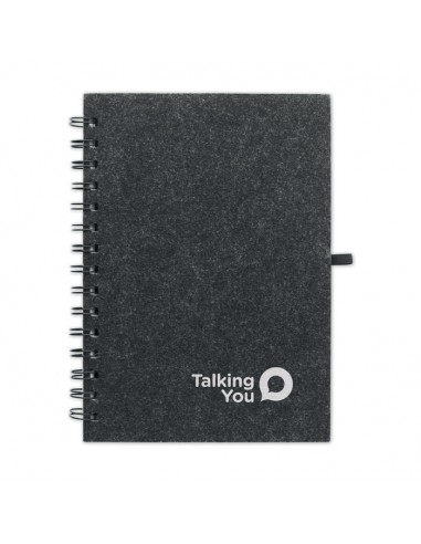 Libretas A5 con tapa de fieltro RPET