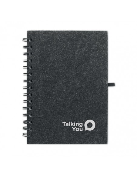 Libretas A5 con tapa de fieltro RPET