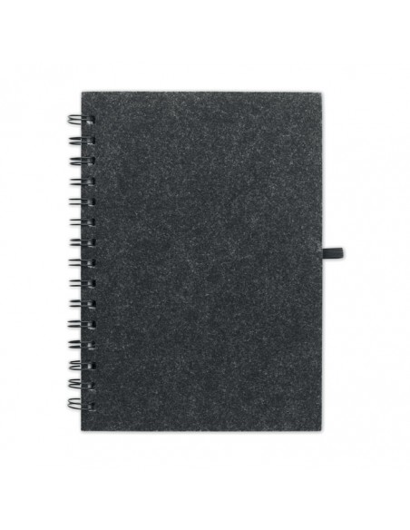 Libretas A5 con tapa de fieltro RPET