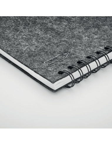 Libretas A5 con tapa de fieltro RPET