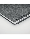 Libretas A5 con tapa de fieltro RPET