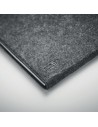 Carpetas A4 de fieltro RPET con bloc de notas