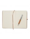 Libretas A5 de piel reciclada y bolígrafo