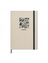 Libretas A5 con tapa de cartón y papel de hierba