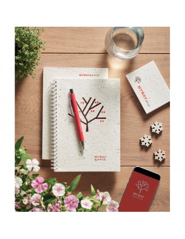 Libretas A5 con tapa blanda de papel de semillas