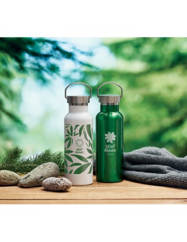 Botellas de acero inoxidable reciclado con...