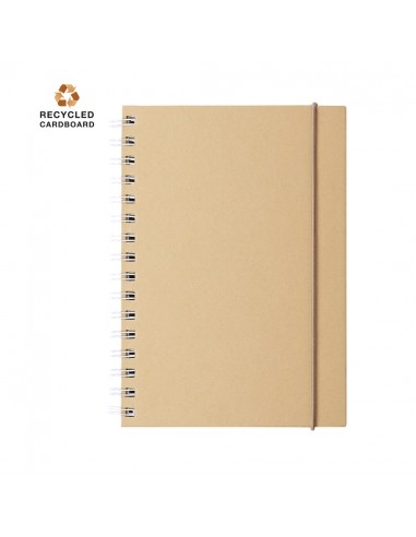 Cuadernos A5 de cartón reciclado con banda...