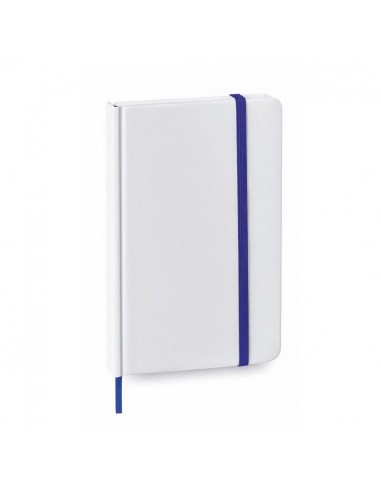 Libretas A6 blancas con tapa de cartón cinta de...