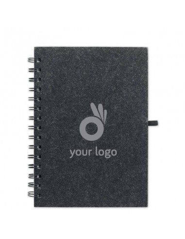 Libretas A5 con tapa de fieltro RPET