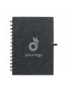 Libretas A5 con tapa de fieltro RPET