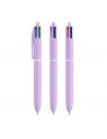 Bolígrafos Bic 4 colores pastel