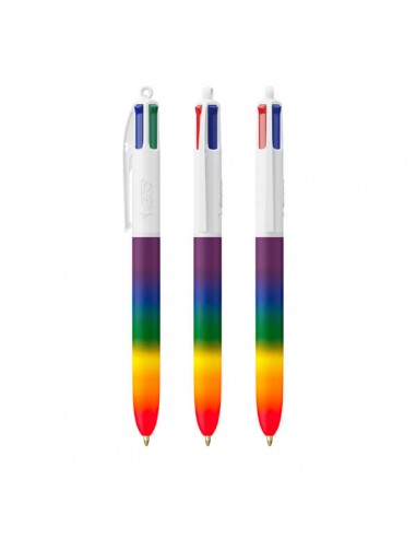 Bolígrafos Bic 4 colores LGTB