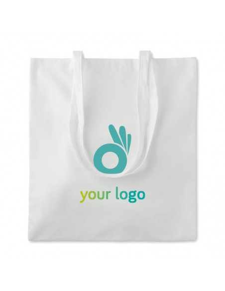 Bolsas de fibra de bambú 105g asas largas