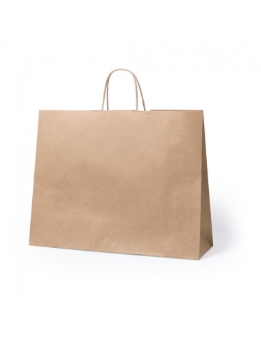 Bolsas tamaño L de papel 100g en color natural