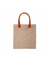 Bolsas de yute con asas de color