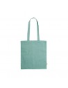 Bolsas de algodón reciclado 120g de colores asas largas