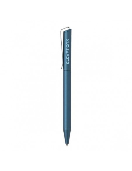 Bolígrafos de aluminio con clip metálico