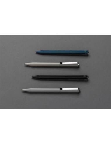 Bolígrafos de aluminio con clip metálico
