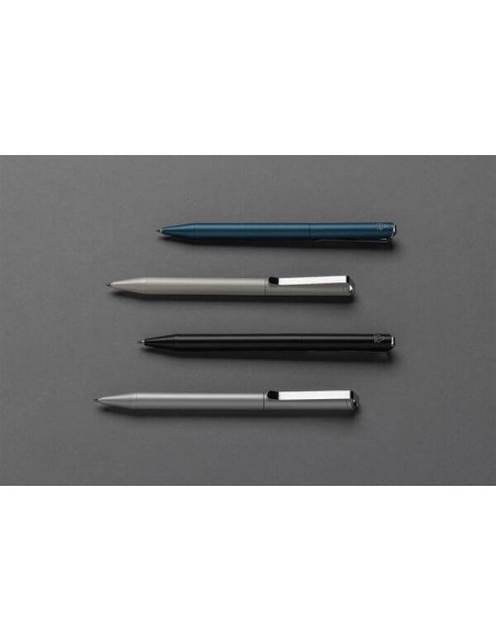 Bolígrafos de aluminio con clip metálico