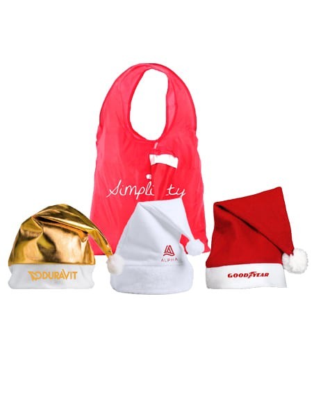 Gorros de Papá Noel personalizados